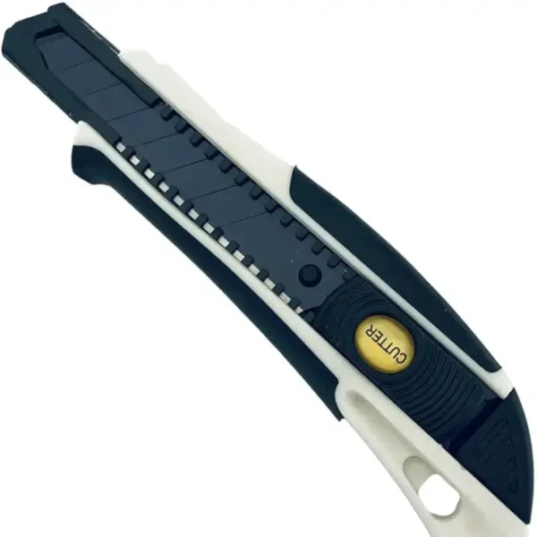 Cutter with Heavy Rubber Grip 18 mm, Paper Cutter Knife for Craft Purpose